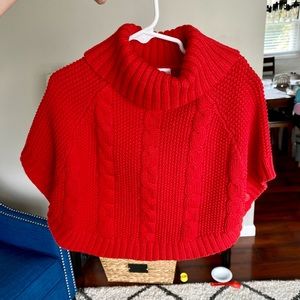 Like-new 3T Carter's sweater poncho